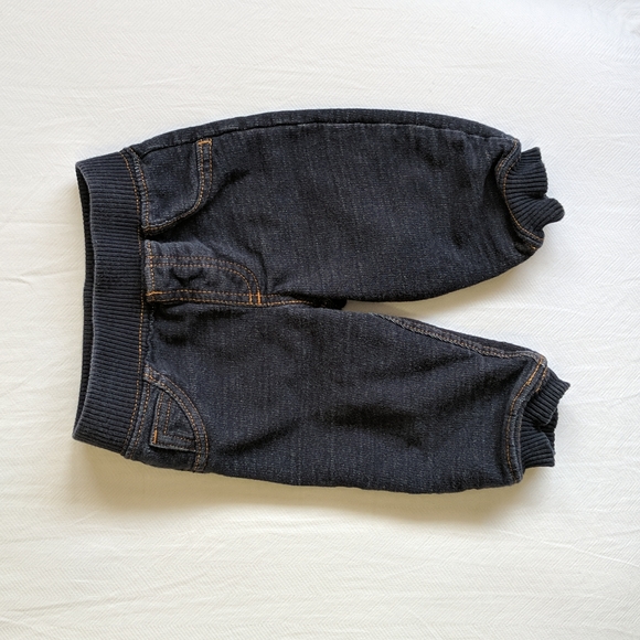 carter's comfy outfit set thermal shirt & knit denim joggers 6 months baby boy - Picture 2 of 10